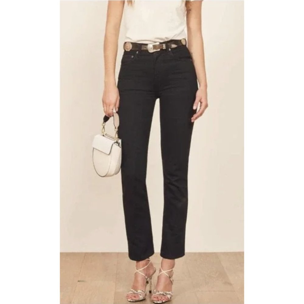 Reformation Black High Rise Women Jeans